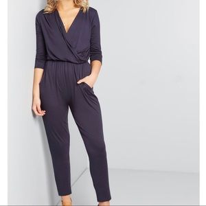 NWOT Navy ModCloth Jumpsuit